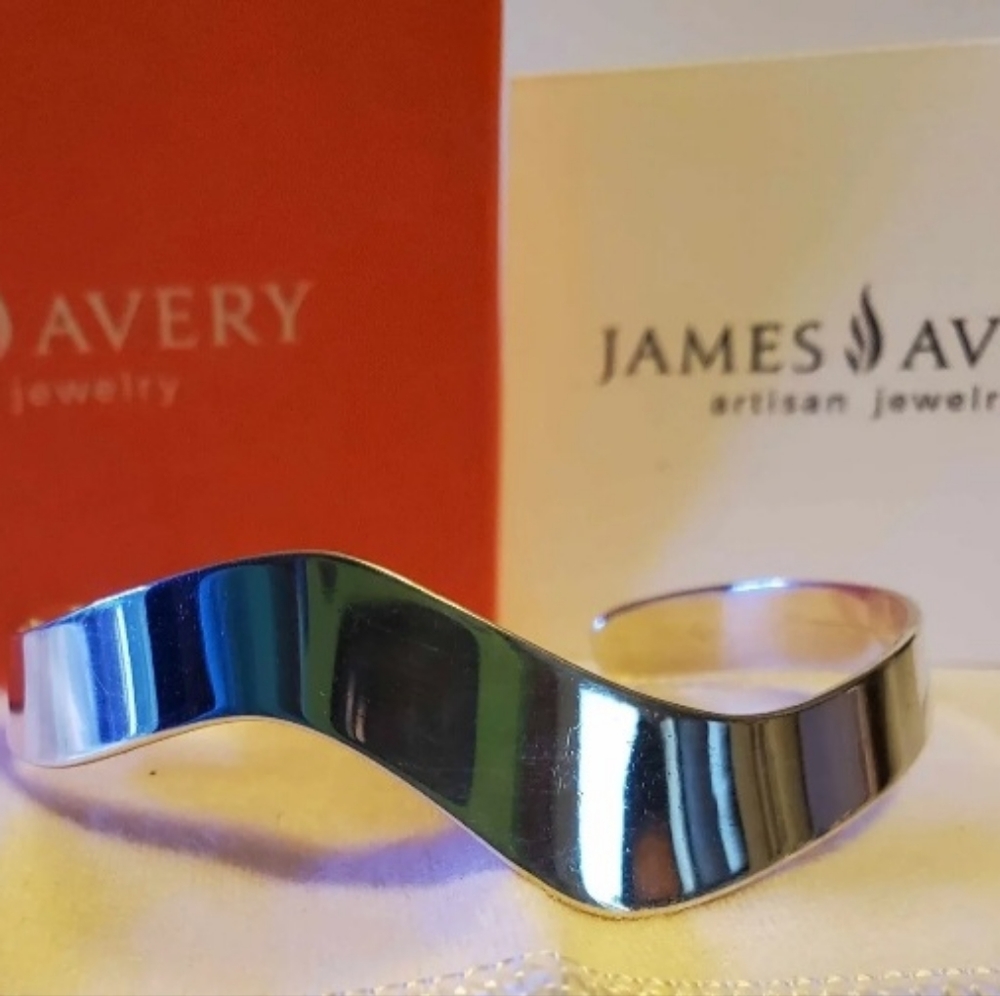 James Avery Retired Wavy Cuff - Picture 2 of 3